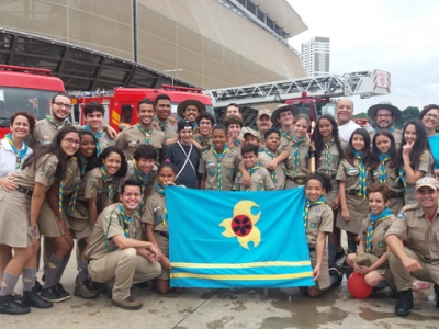 Uniselva marca presença em evento na Arena Pantanal 