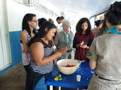 Culinária Mateira na  Escola Estadual Professor Honório Rodrigues Amorim